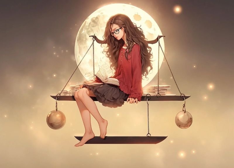 hình ảnh cung thiên bình nữ anime (15)