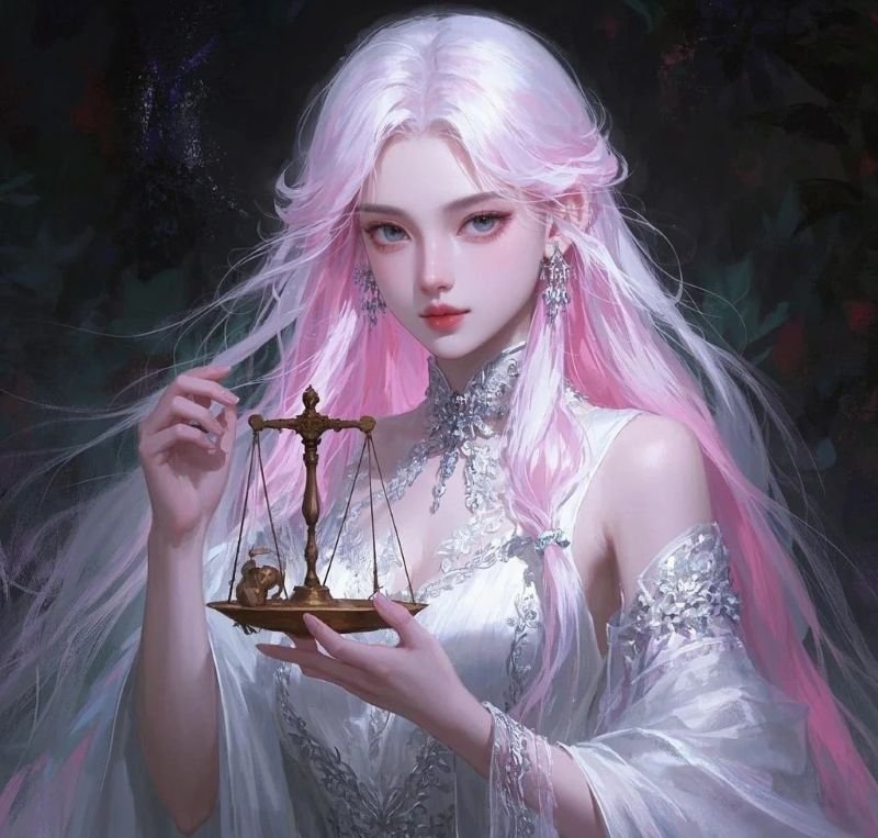 hình ảnh cung thiên bình nữ anime (23)