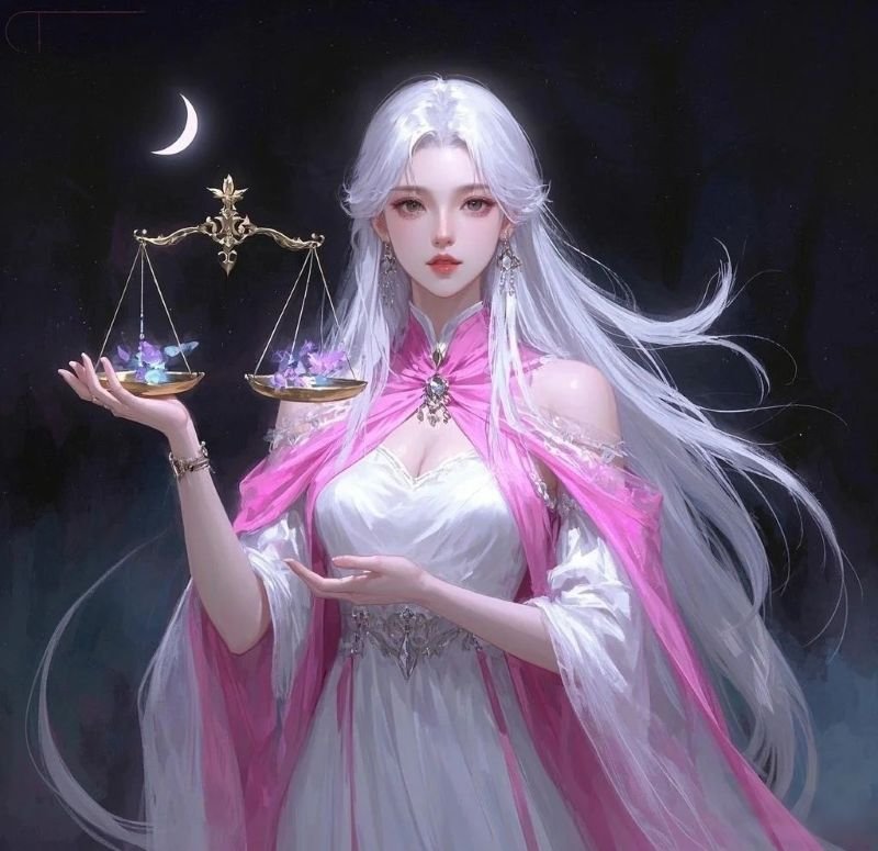 hình ảnh cung thiên bình nữ anime (26)