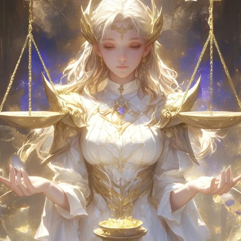 hình ảnh cung thiên bình nữ anime (28)