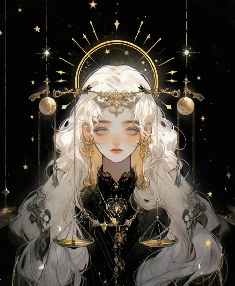 hình ảnh cung thiên bình nữ anime (5)