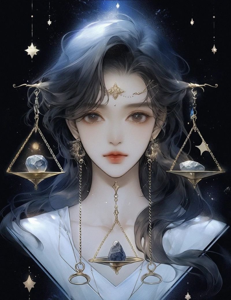 hình ảnh cung thiên bình nữ anime (8)