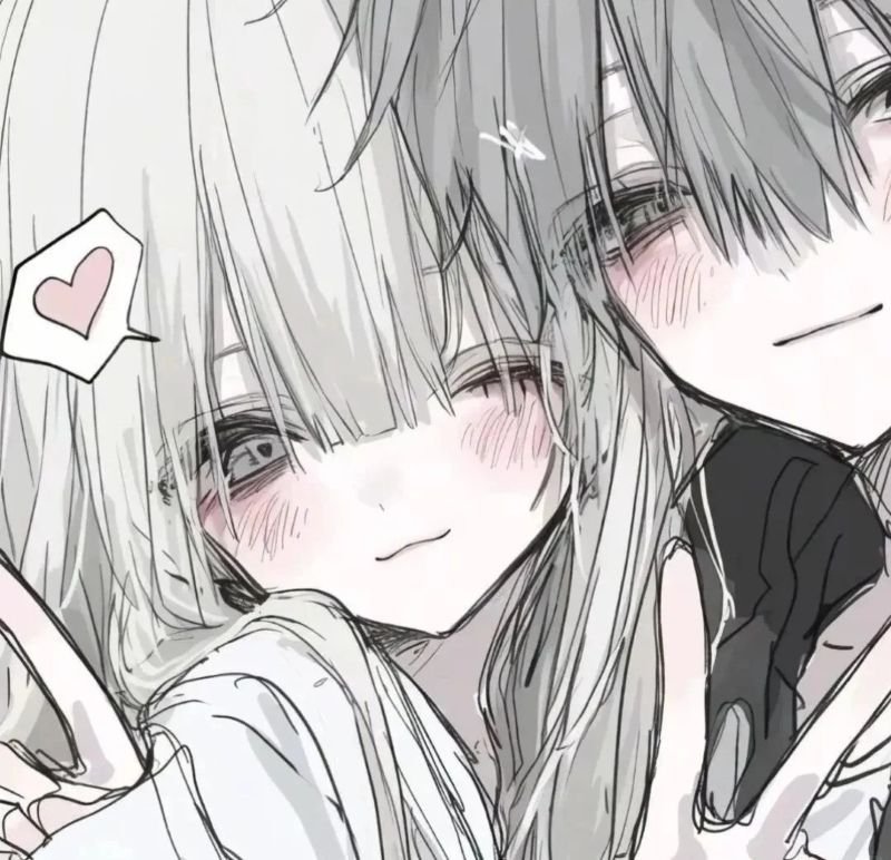 hình anime chibi cute ảnh đôi cặp