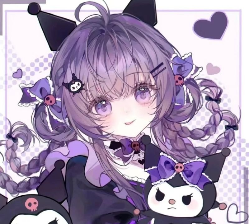 kuromi anime girl cute 10