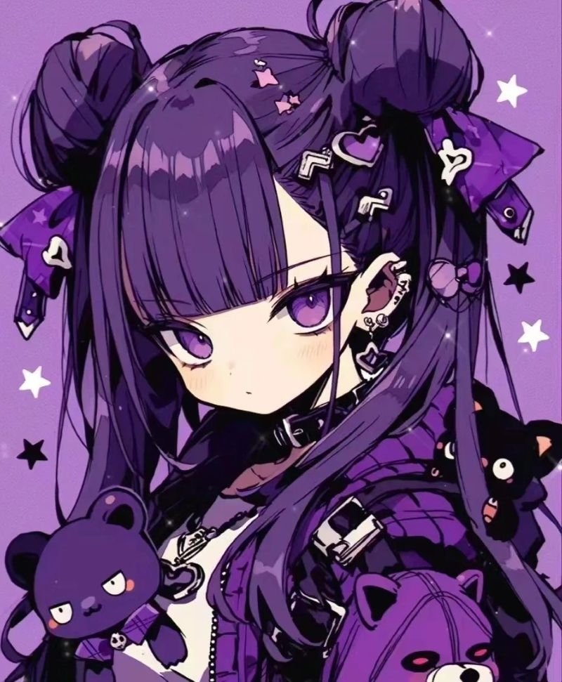 kuromi anime girl cute 11