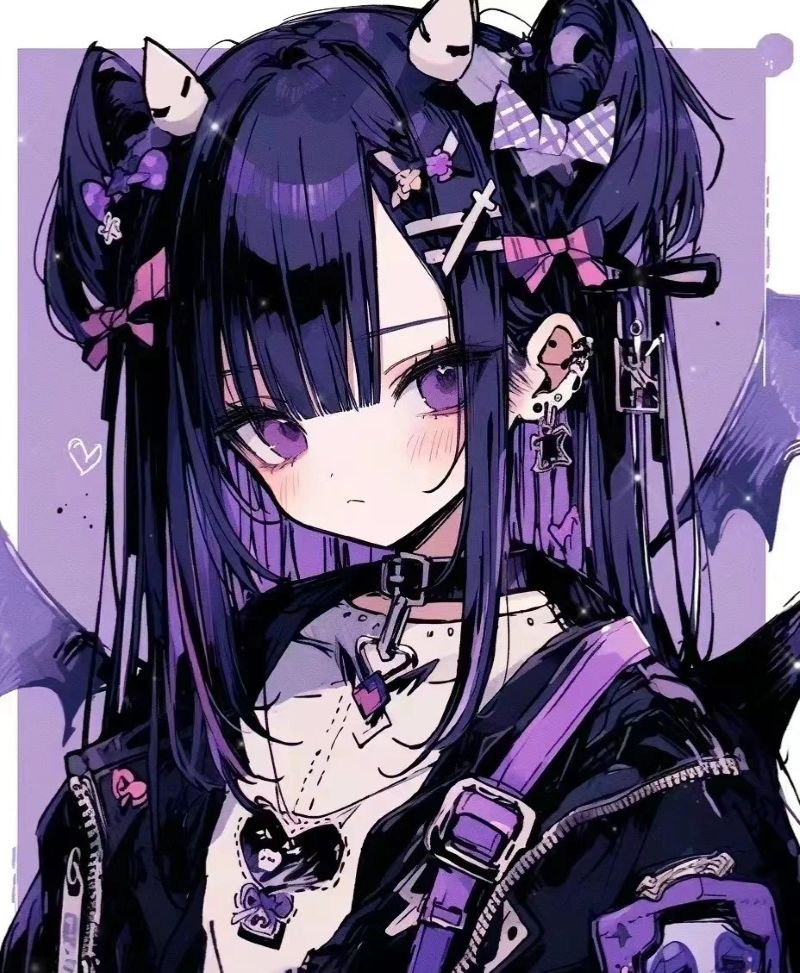 kuromi anime girl cute 12