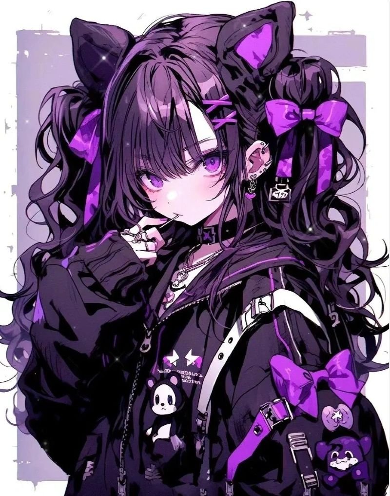 kuromi anime girl cute 13