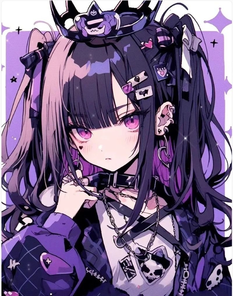 kuromi anime girl cute 14