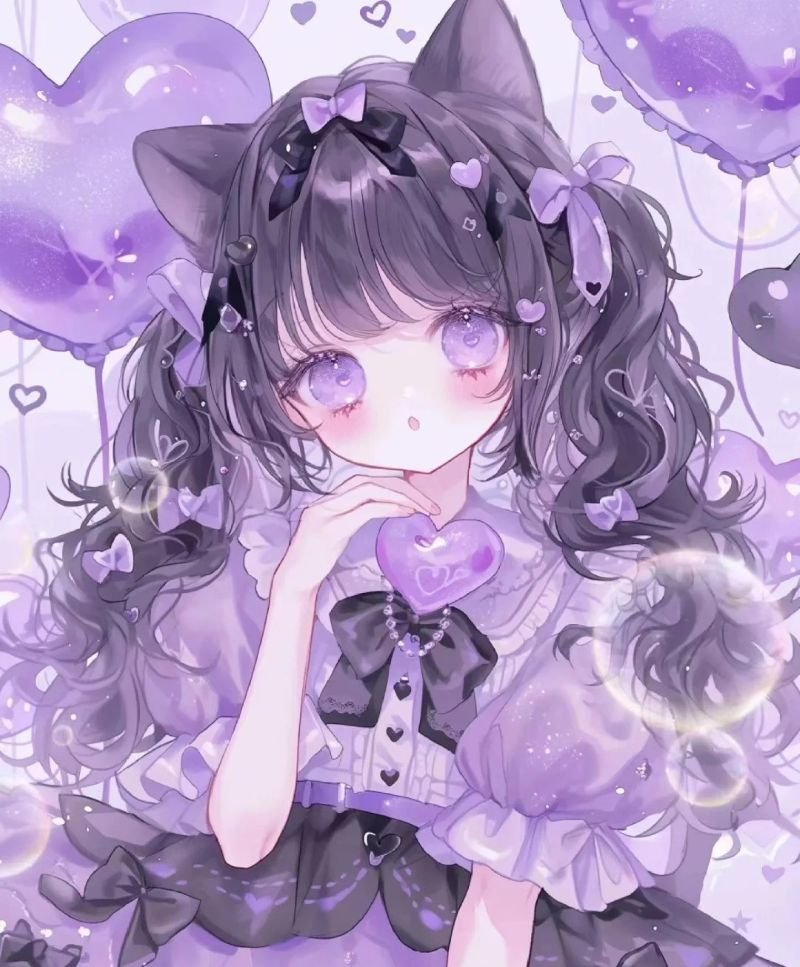 kuromi anime girl cute 16