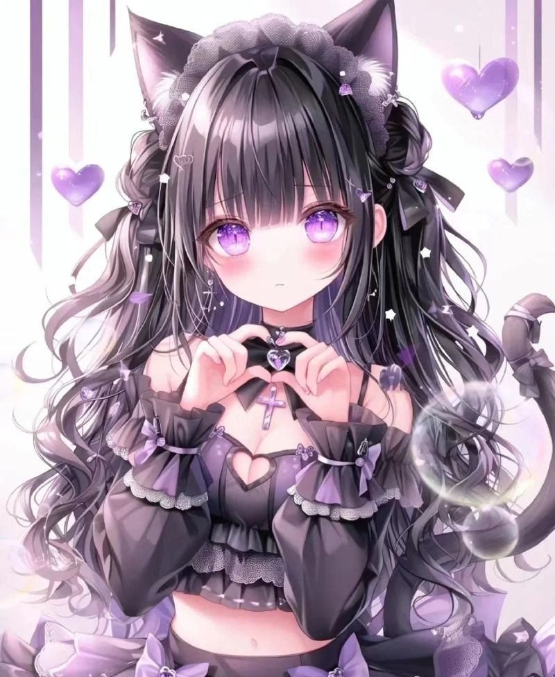 kuromi anime girl cute 23