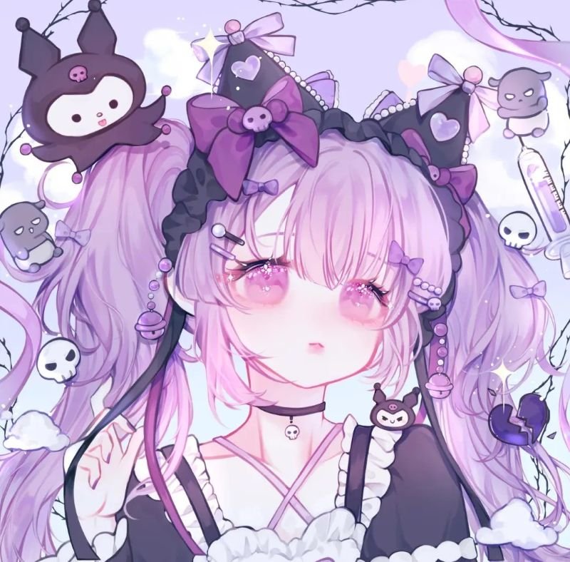 kuromi anime girl cute 4