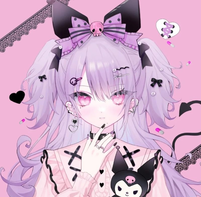 kuromi anime girl cute 5
