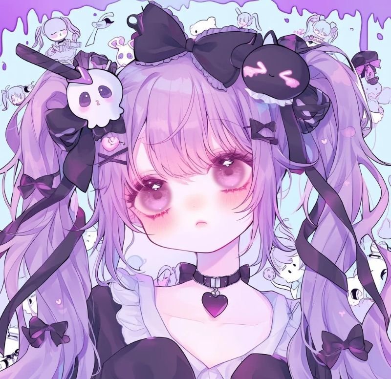 kuromi anime girl cute 6