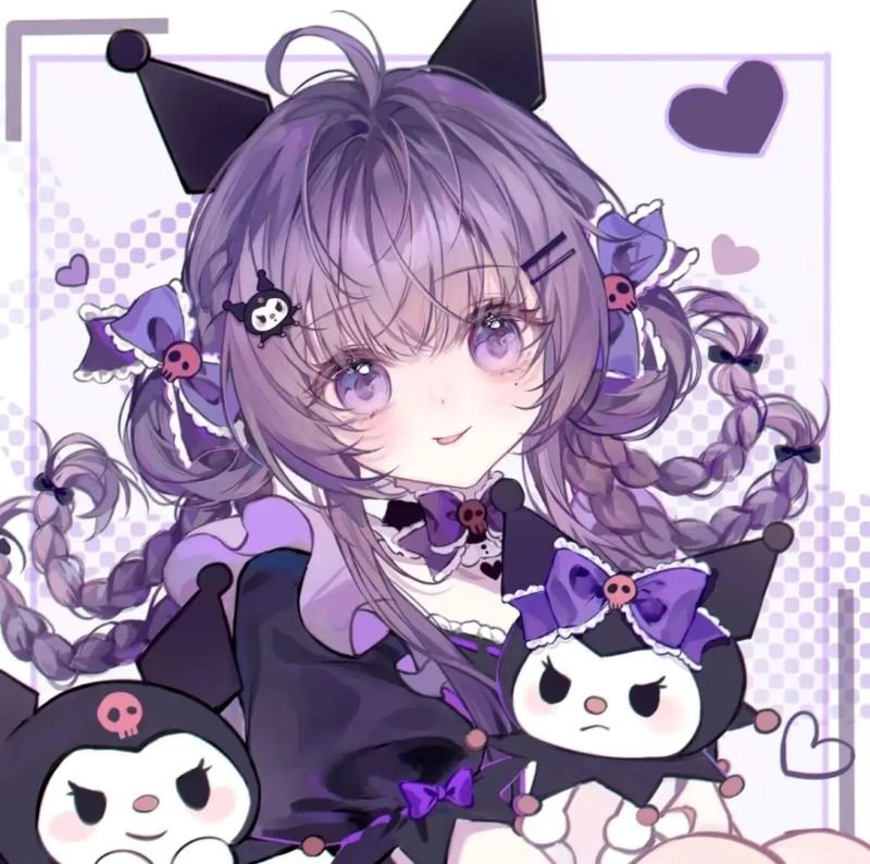 kuromi anime girl cute 8