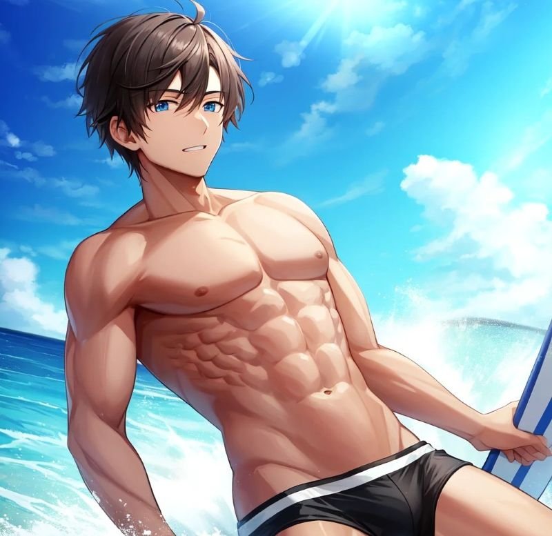 trai anime 6 múi 12