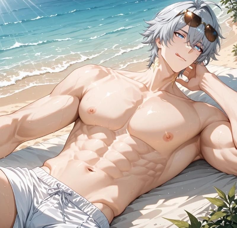 trai anime 6 múi 23