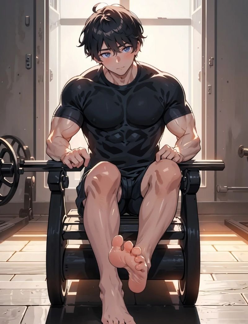 vẽ anime nam 6 múi