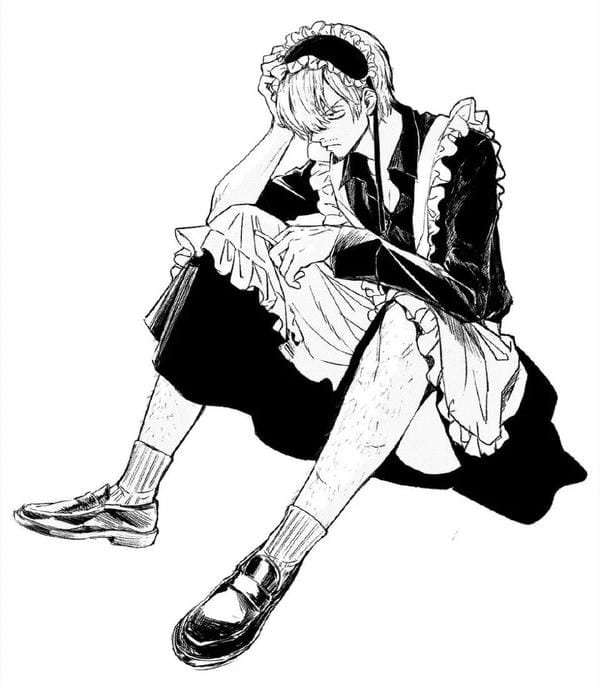 ảnh anime đen trắng (7) ảnh anime đen trắng (7)