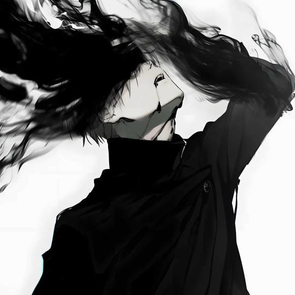 ảnh anime nam buồn đen trắng (27)