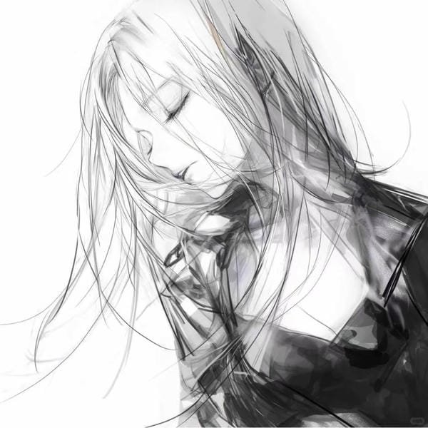 ảnh anime trắng đen ngầu ảnh anime trắng đen ngầu