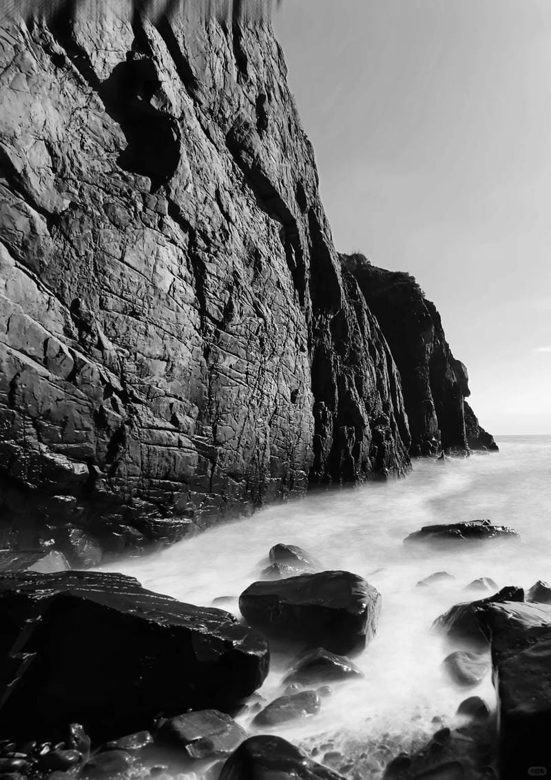 ảnh biển đen trắng (22)