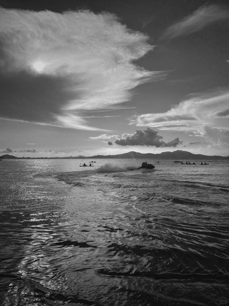 ảnh biển đen trắng (29)