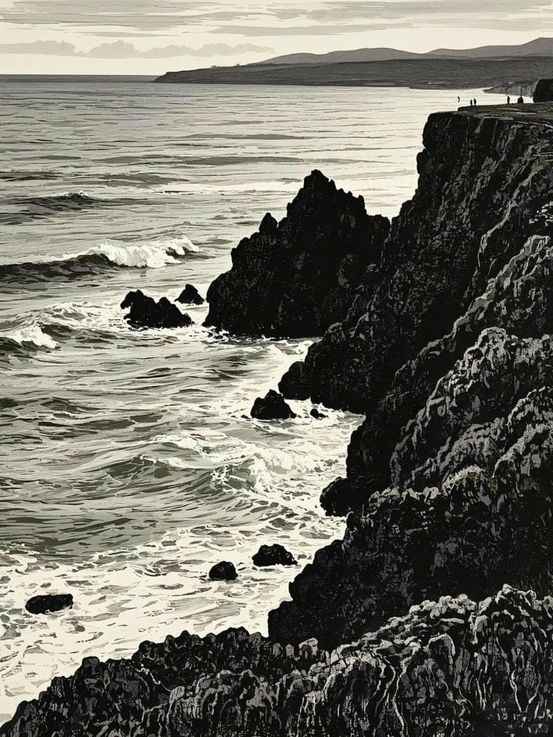 ảnh biển đen trắng (9)