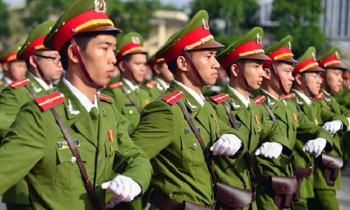 ảnh công an hình sự