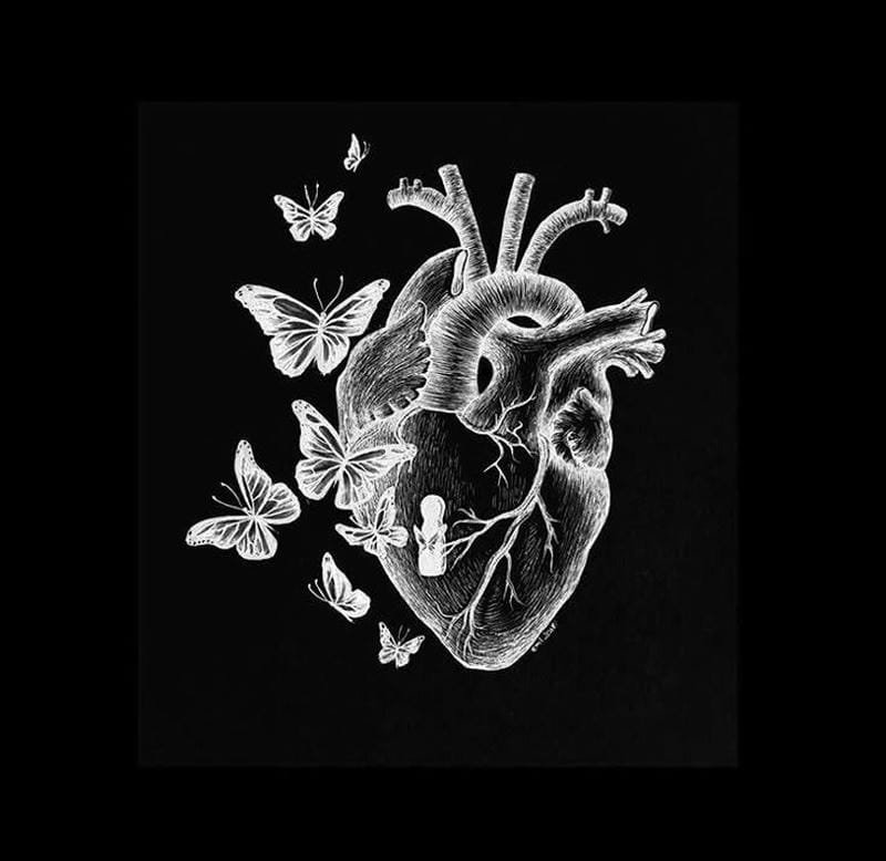 ảnh trái tim đen (26)