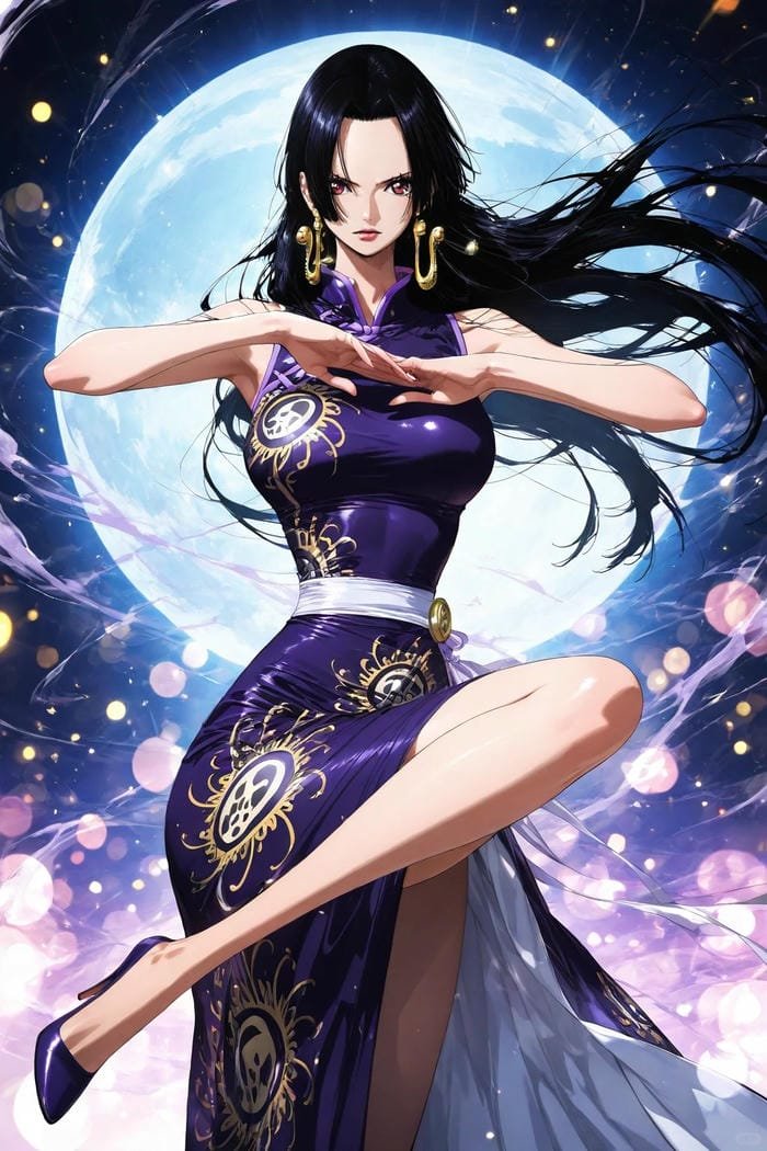 boa hancock and luffy