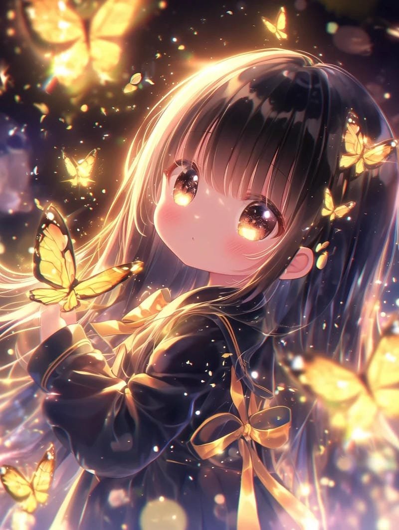 hình ảnh chibi nữ cute đơn giản (13)