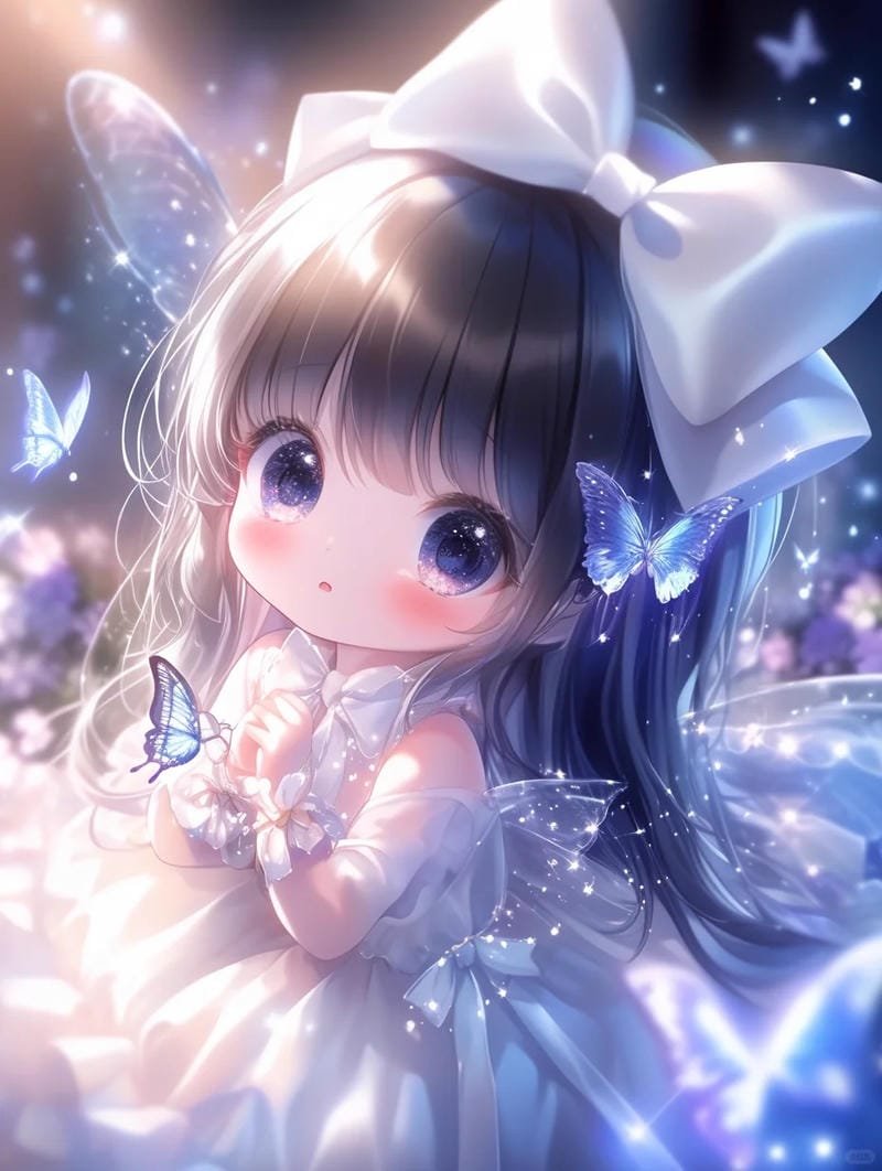 hình ảnh chibi nữ cute đơn giản (18)