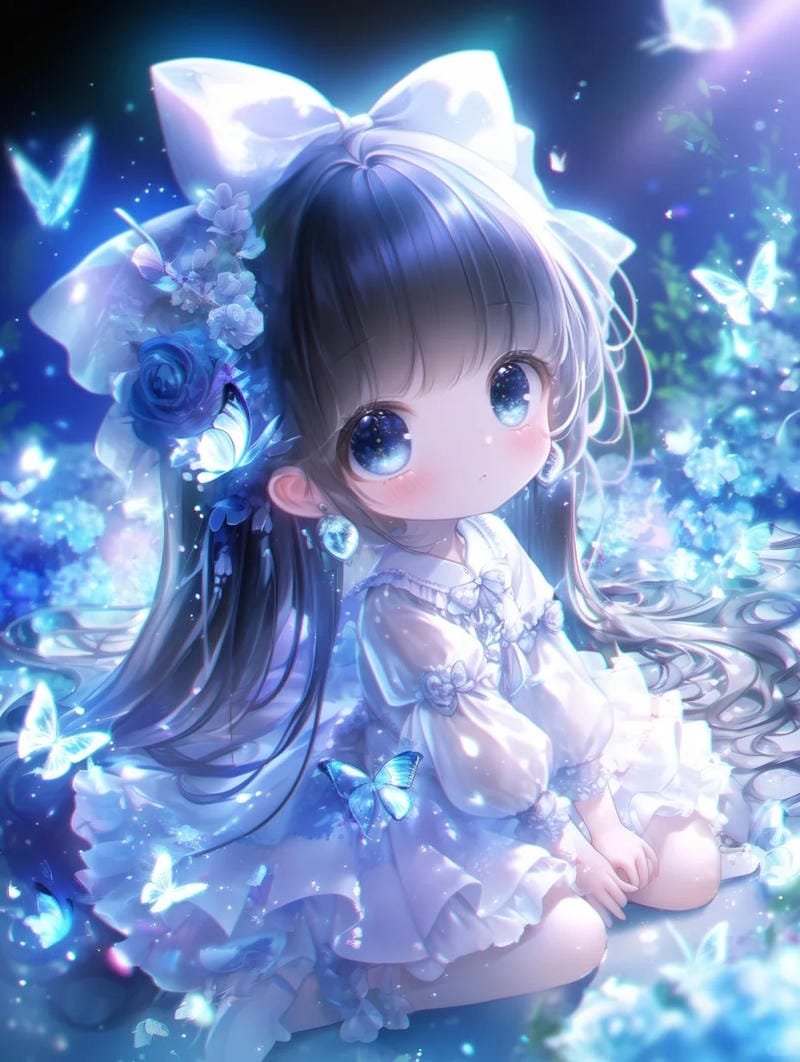 hình ảnh chibi nữ cute đơn giản (23)