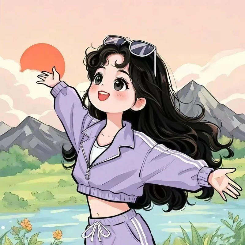 hình ảnh chibi nữ cute đơn giản (27)