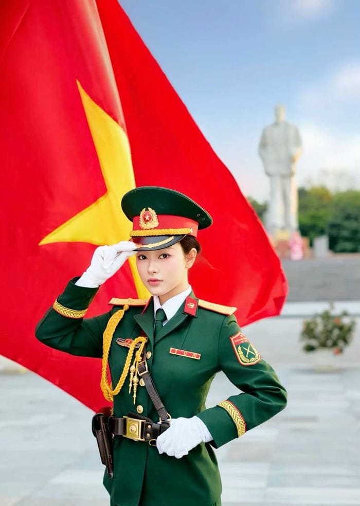 hình ảnh lễ phục công an nhân dân