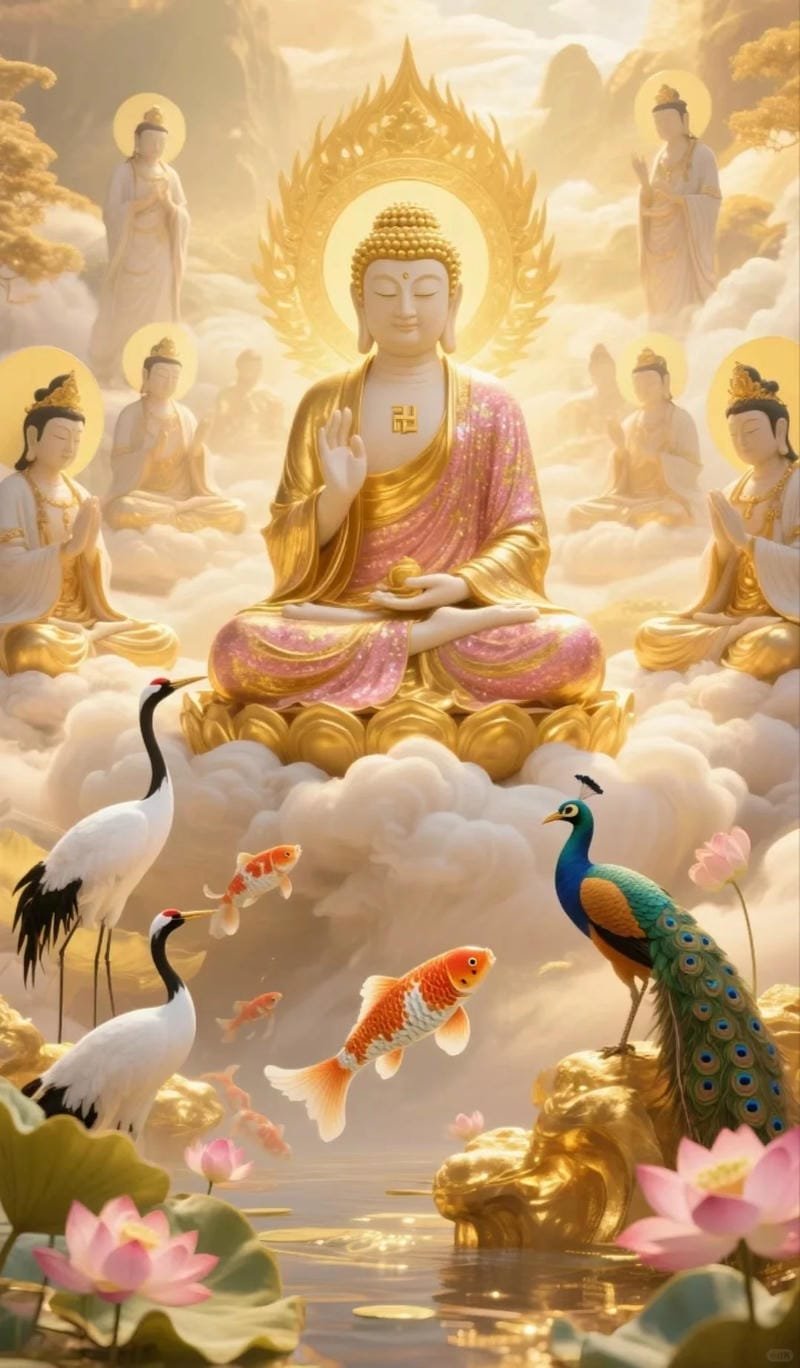hình ảnh tượng phật a di đà