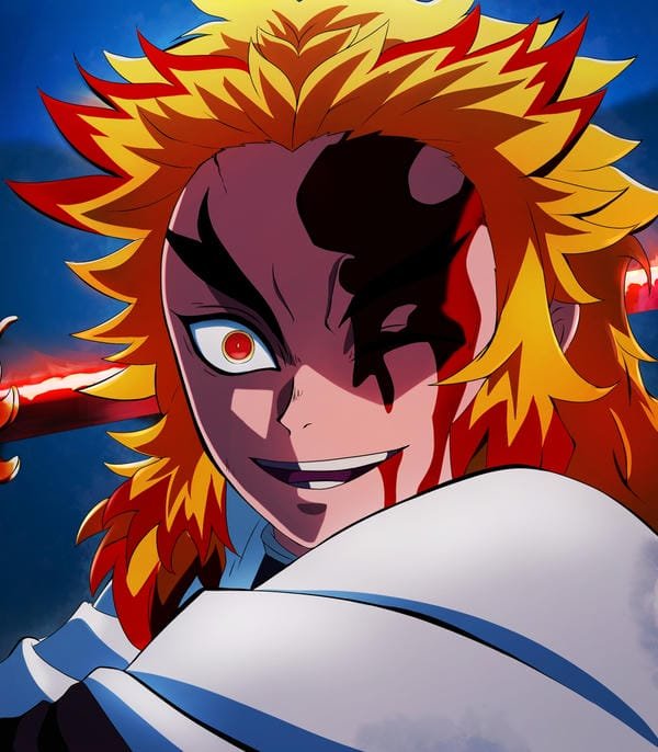 akaza x rengoku akaza x rengoku