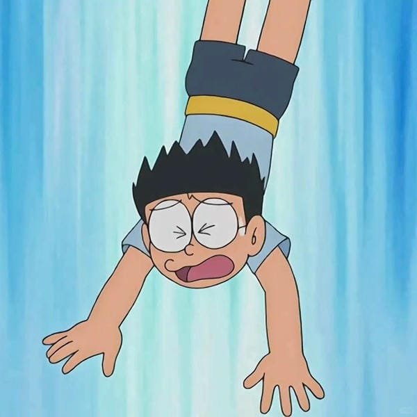 ảnh nobita buồn