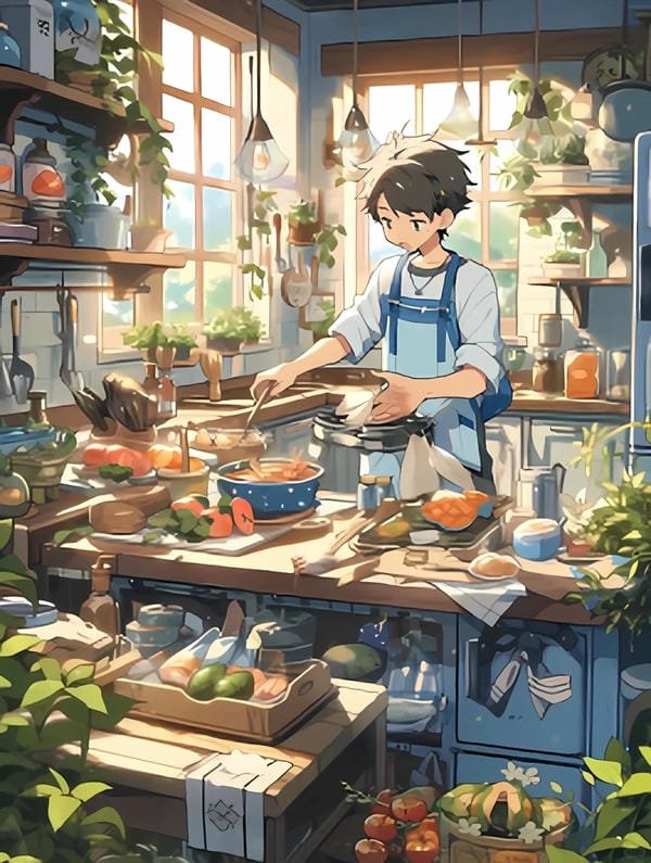 anime nấu ăn (5)