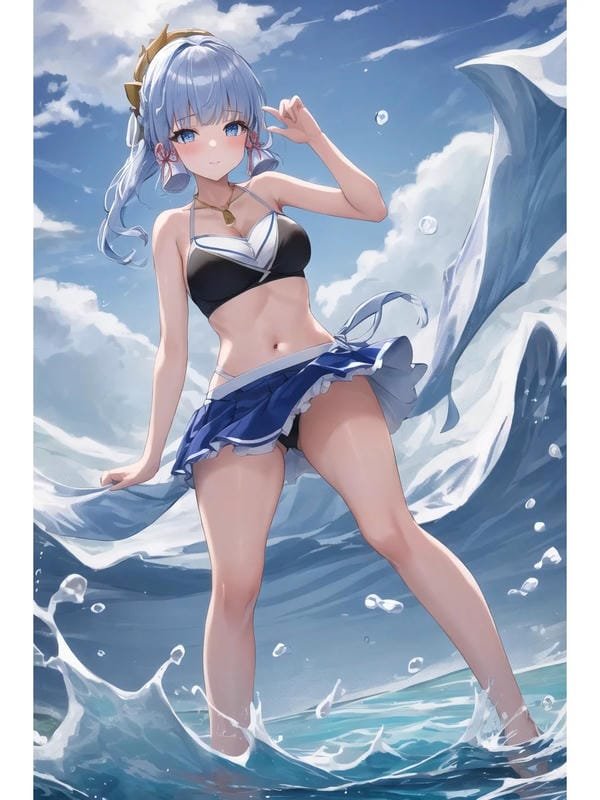 gái anime mặc đồ bơi (22)