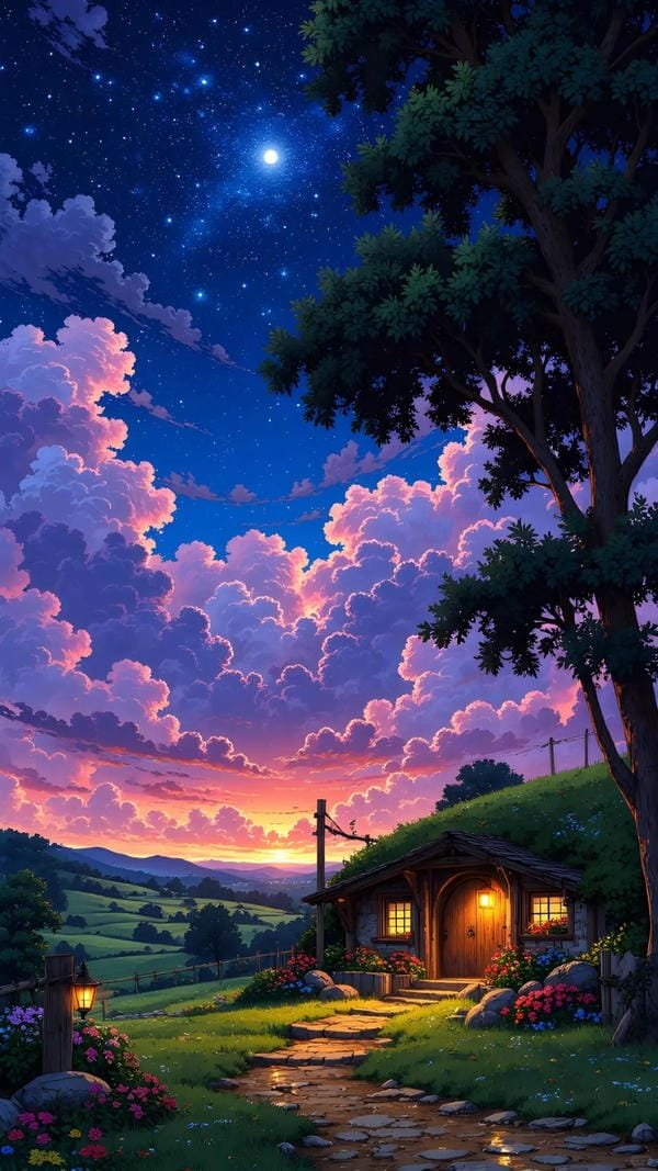 phong cảnh anime đêm (12)