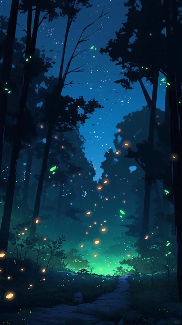 phong cảnh anime đêm (3)