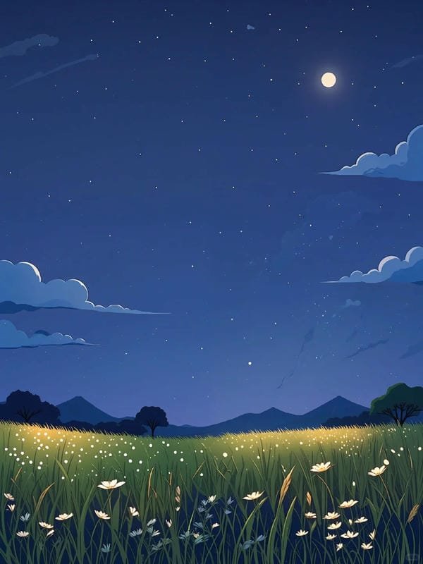 phong cảnh anime đêm (6)