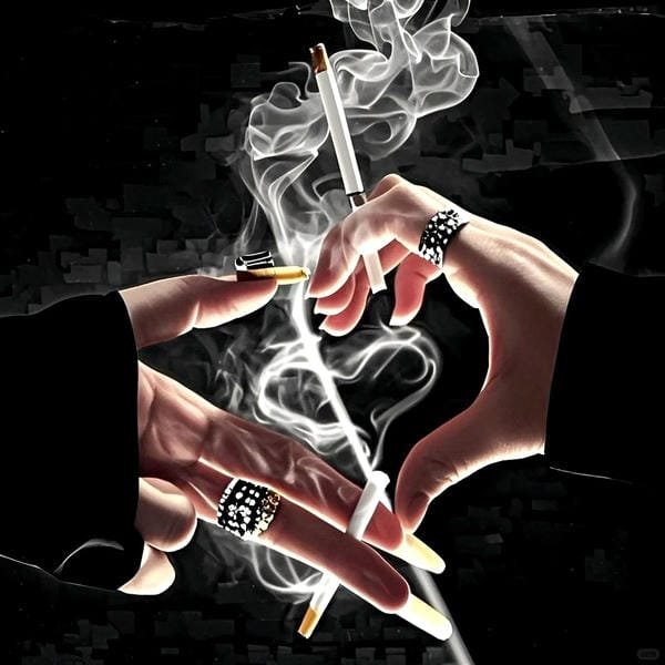 ảnh anime hút thuốc (1)