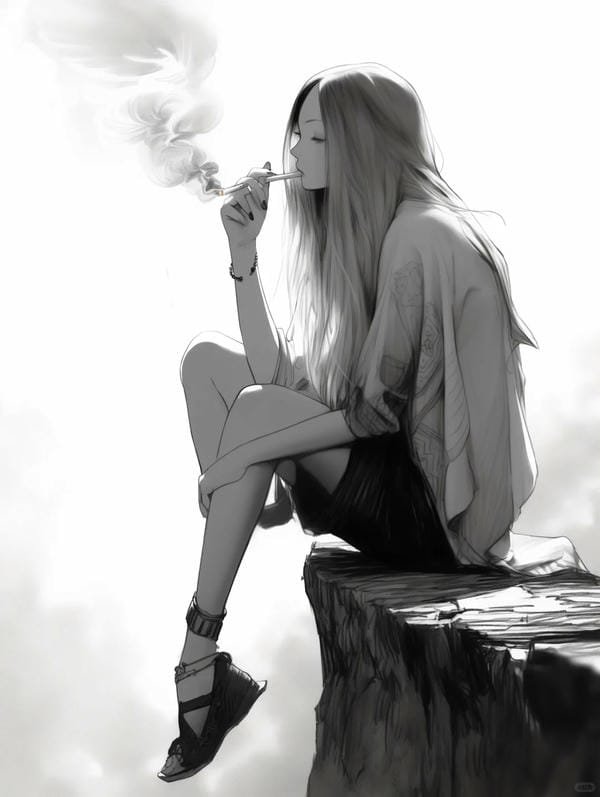 ảnh anime hút thuốc (22)